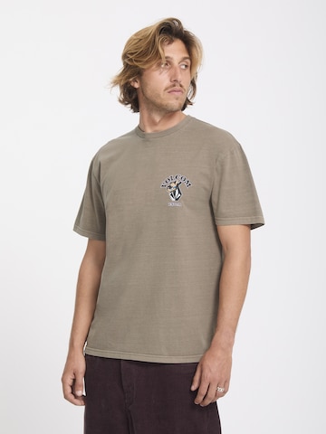 Volcom Футболка 'BAD LUCK' в Коричневый
