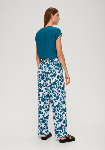 s.Oliver BLACK LABEL Wide leg Pants in Blue