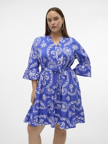 Vero Moda Curve Dress 'ZERA' in Blue: front