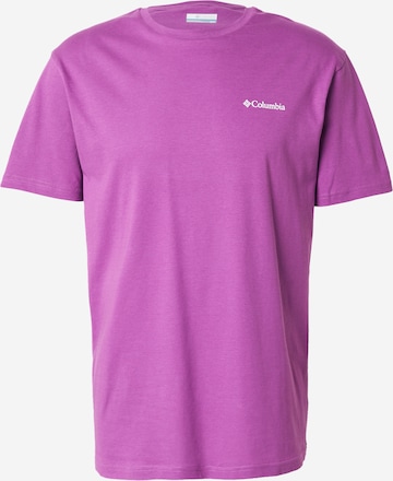 COLUMBIA Funktionstopp 'Barton Springs' i lila: framsida