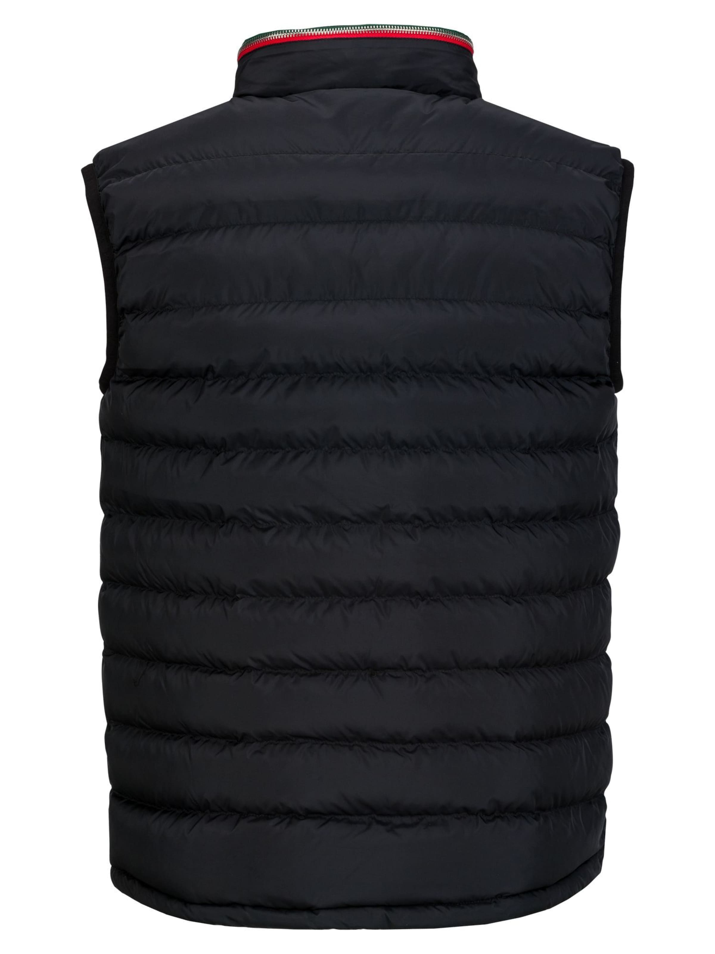 19V69 ITALIA Kamizelka 'Jay' w kolorze czarny