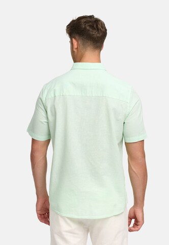 INDICODE JEANS Comfort Fit Hemd 'Ceppo' in Grün