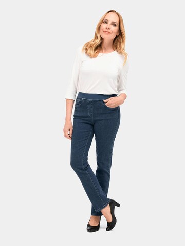 Goldner Regular Jeans 'Louisa' in Blauw