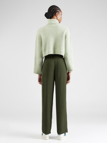 VILA Regular Pants 'TIFF' in Green