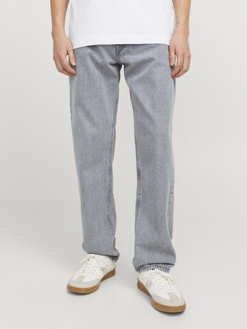 JACK & JONES Loose fit Jeans 'JJIChris JJOriginal' in Grey: front