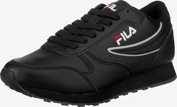 FILA - Sapatilhas baixas 'Orbit' em preto: frente