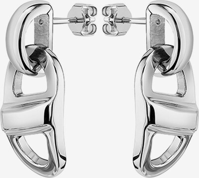 BOSS Casual Ohrringe 'CHAIN' in silber, Produktansicht