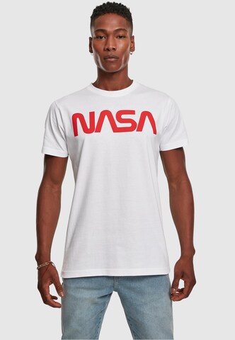 Mister Tee - Camisa 'NASA Worm' em branco