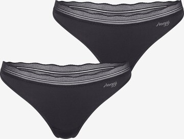 SLOGGI String ' Blue GO Blush ' in Black: front