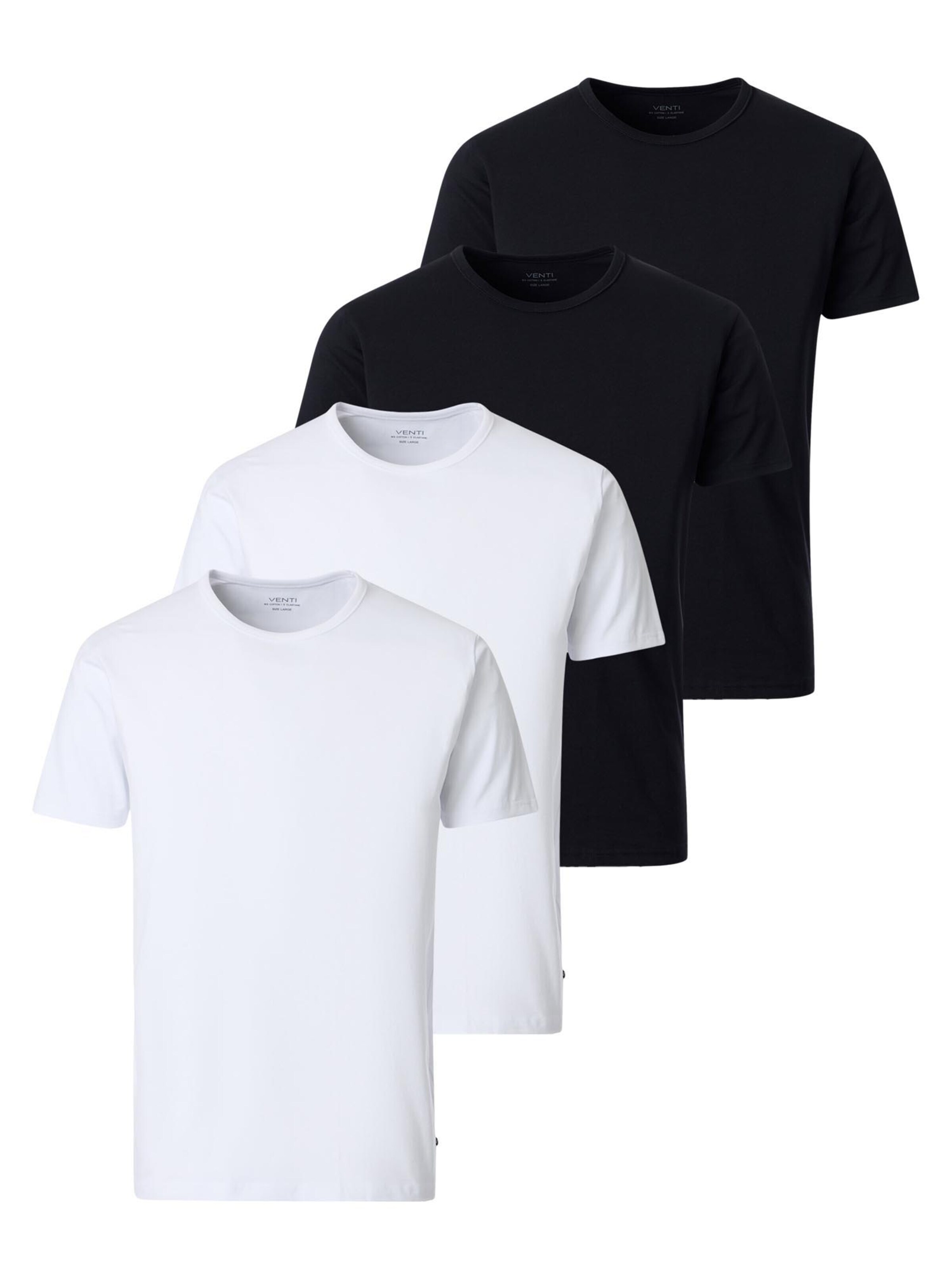 VENTI Shirt 'Basic' in Black: front