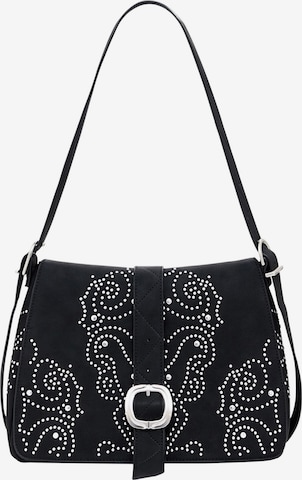 Desigual Olkalaukku 'Poker Face Posadas' värissä musta: etupuoli