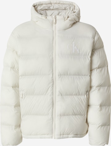Calvin Klein Jeans Зимняя куртка в Бежевый: спереди