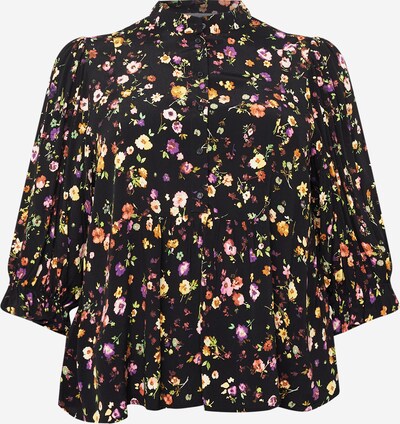 Selected Femme Curve Blouse 'JYN' in Yellow / Purple / Black, Item view