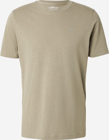 T-Shirt s.Oliver en vert : devant