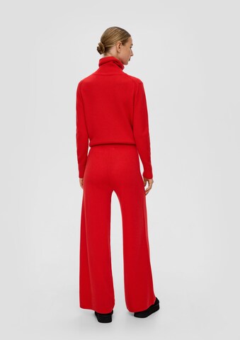 s.Oliver Wide leg Broek in Rood