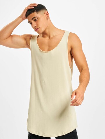 Maglietta di DEF in beige: frontale