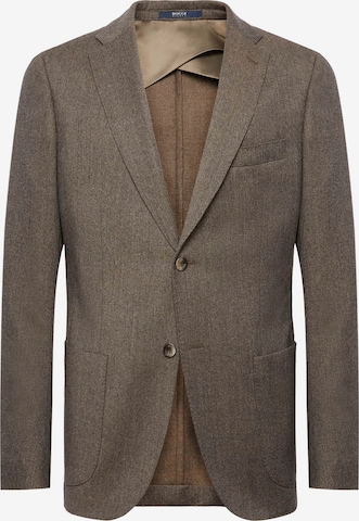 Coupe regular Veste de costume Boggi Milano en gris : devant