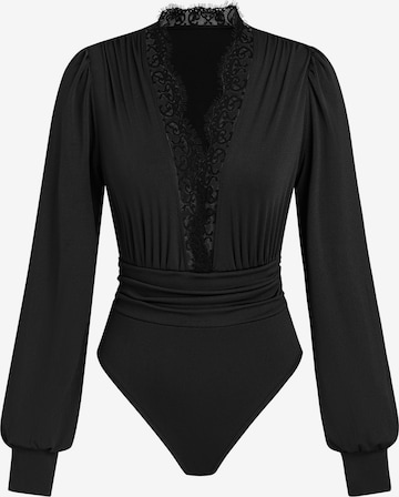 Cupshe Jumpsuit in Black: front