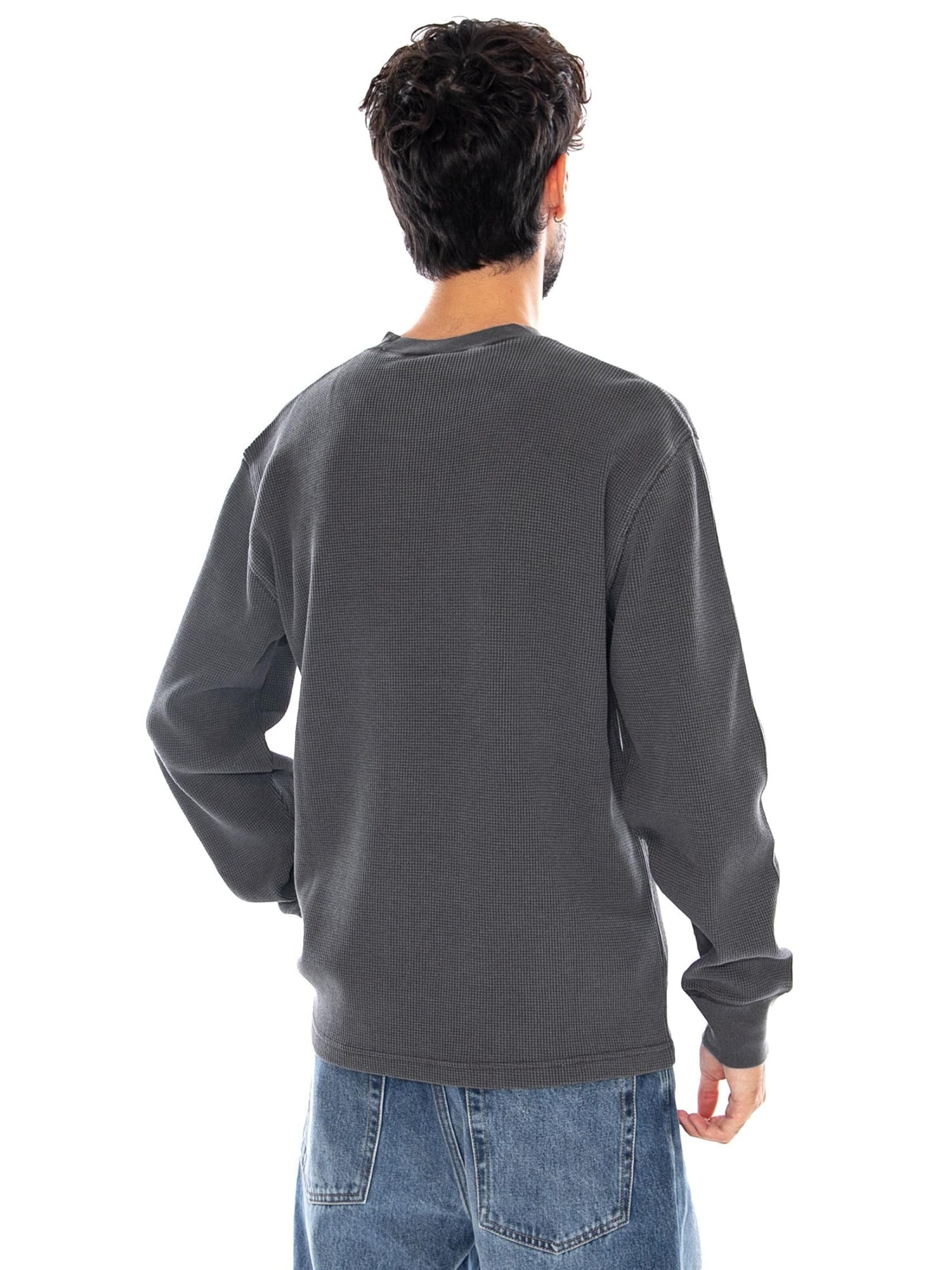 Carhartt WIP Shirt 'VISTA WAFFLE' in Grijs