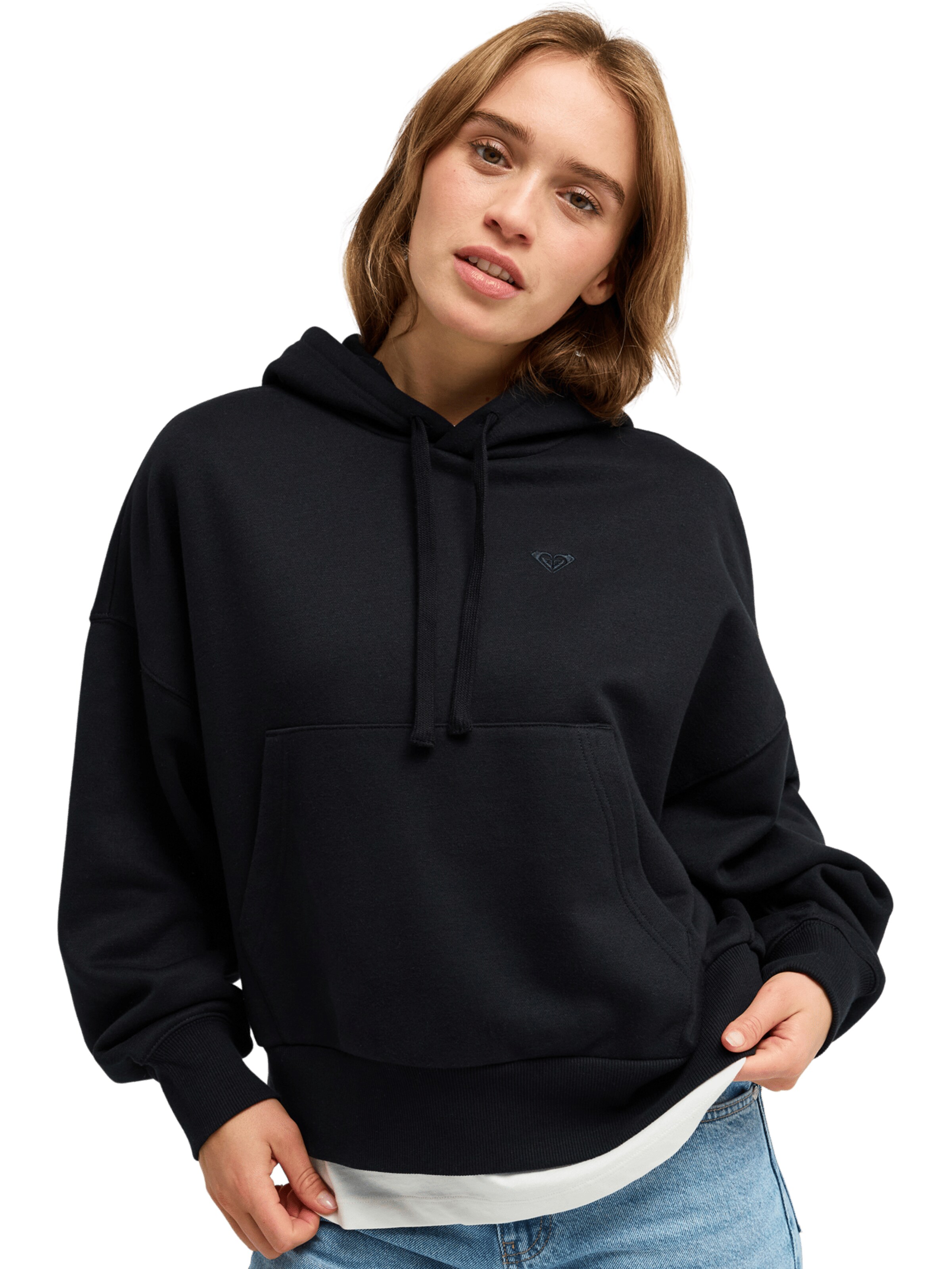 ROXY Sweatshirt in Black: front