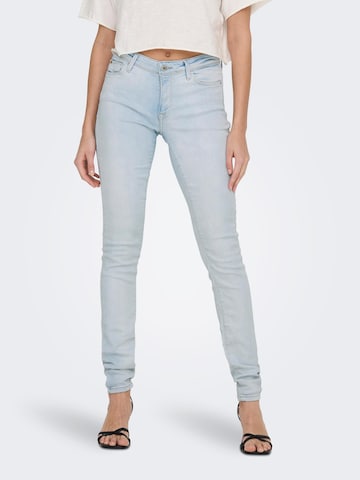 Skinny Jean ONLY en bleu : devant