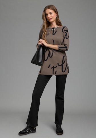 LAURA SCOTT Pullover in Braun