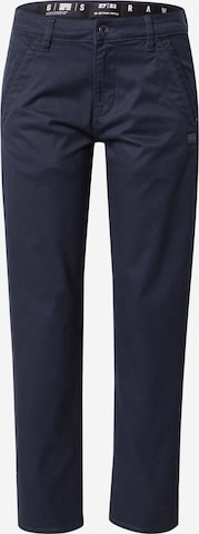 Regular Pantalon chino 'Kate' G-Star RAW en bleu : devant