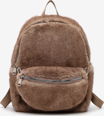 Sac à dos ' Lucina ' Emily & Noah en beige : devant