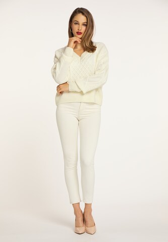 Pull-over faina en beige