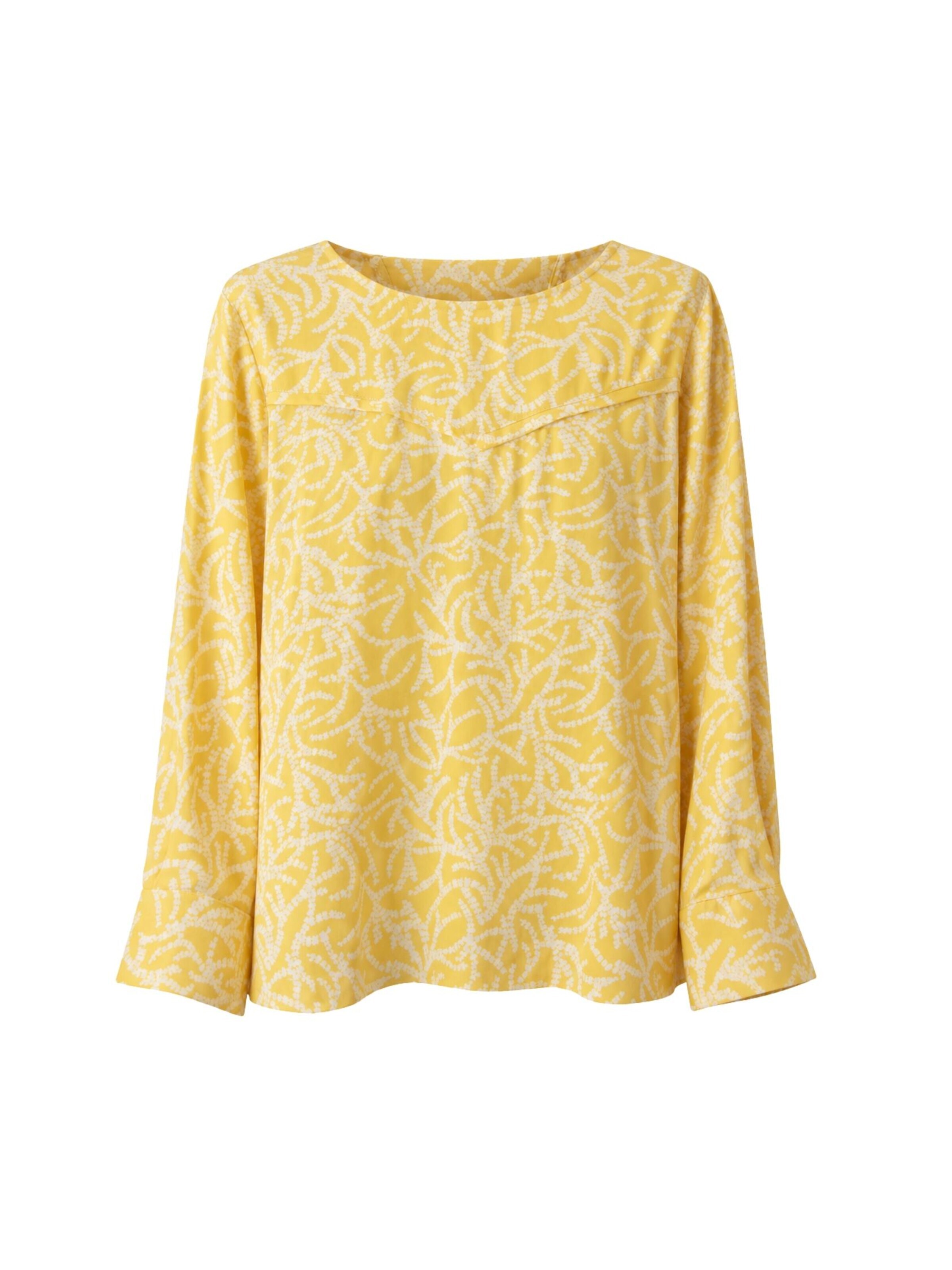 Christine on the clouds Chemisier 'Ami Blouse' en S en jaune, Vue avec produit