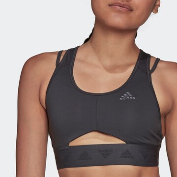 ADIDAS SPORTSWEAR Bustier Urheilurintaliivit värissä harmaa