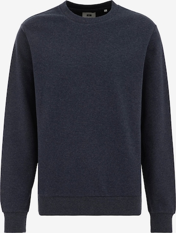 WE Fashion Sweatshirt in Blauw: voorkant