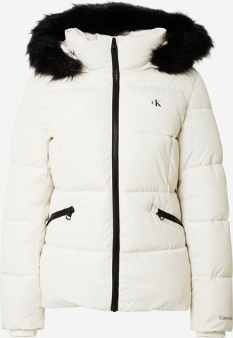 Veste d’hiver Calvin Klein Jeans en blanc : devant