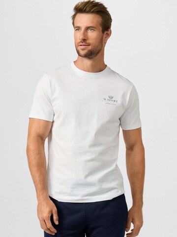 Maglietta di Hackett London in bianco: frontale