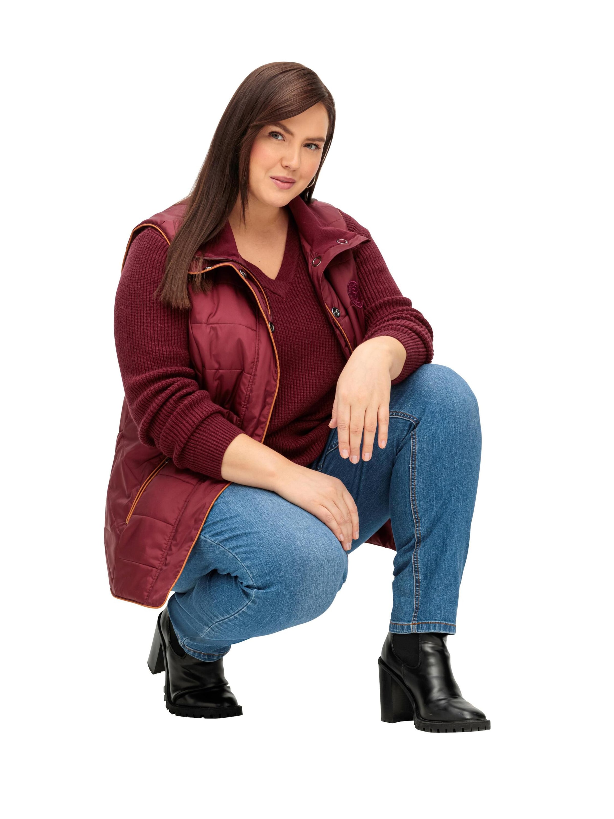 SHEEGO Слим Джинсы в Синий