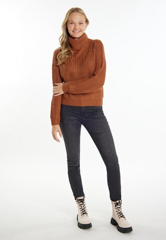 MYMO Sweater 'Biany' in Brown