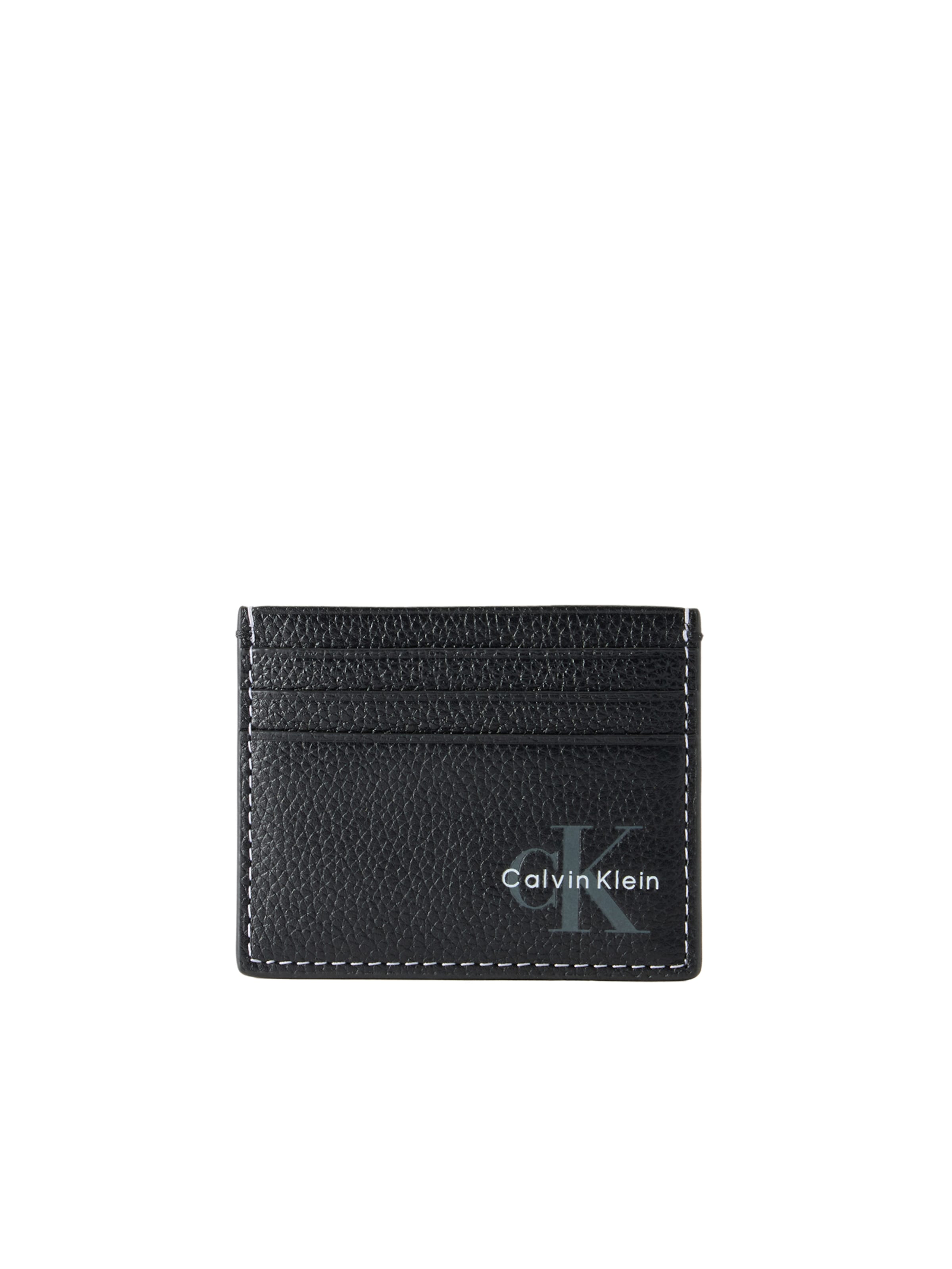 Calvin Klein Kartenetui 'BOLD' in Schwarz: Vorderseite