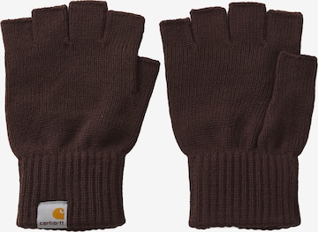 Carhartt WIP - Guantes sin dedos en marrón: frente