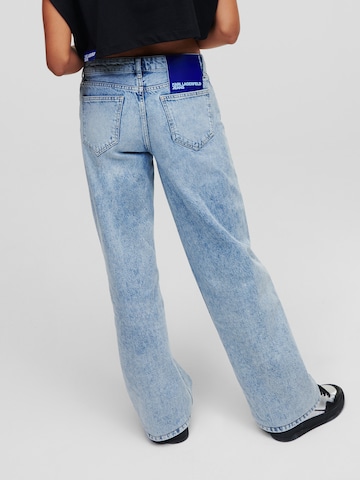 Largi Jeans de la Karl Lagerfeld pe albastru