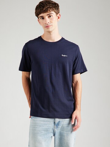 Maglietta 'Contrast Connor' di Pepe Jeans in nero: frontale