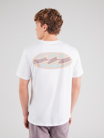 T-Shirt 'CRAYON WAVE' BILLABONG en blanc : devant