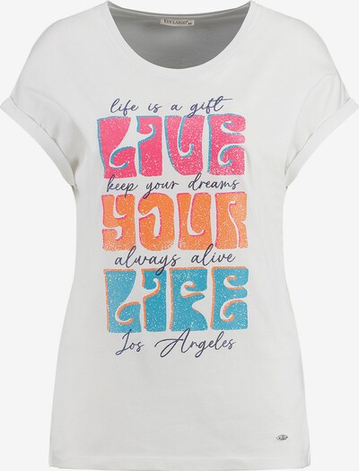 Key Largo T-shirt 'WT BOUNTY' en bleu / bleu marine / orange / rose / blanc, Vue avec produit