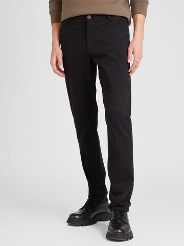 JACK & JONES Regular Chino trousers 'BOLTON BOWIE' in Black: front
