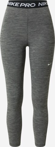 NIKE Workout Pants in Grey: front