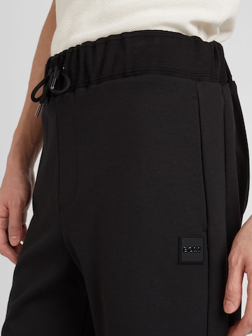 Regular Pantalon 'Lamson' BOSS Black en noir
