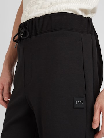 Regular Pantaloni 'Lamson' de la BOSS Black pe negru