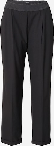 MAC Loosefit Suorat housut värissä musta: etupuoli