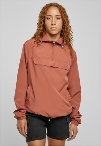 Urban Classics Between-Season Jacket in Red: front