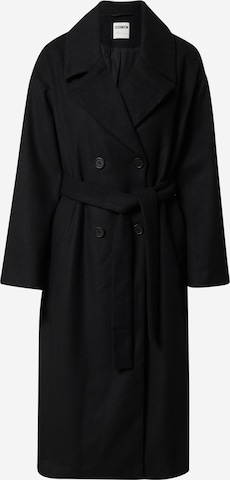 ABOUT YOU x Alina Eremia Between-Seasons Coat 'Aliya' in Black: front