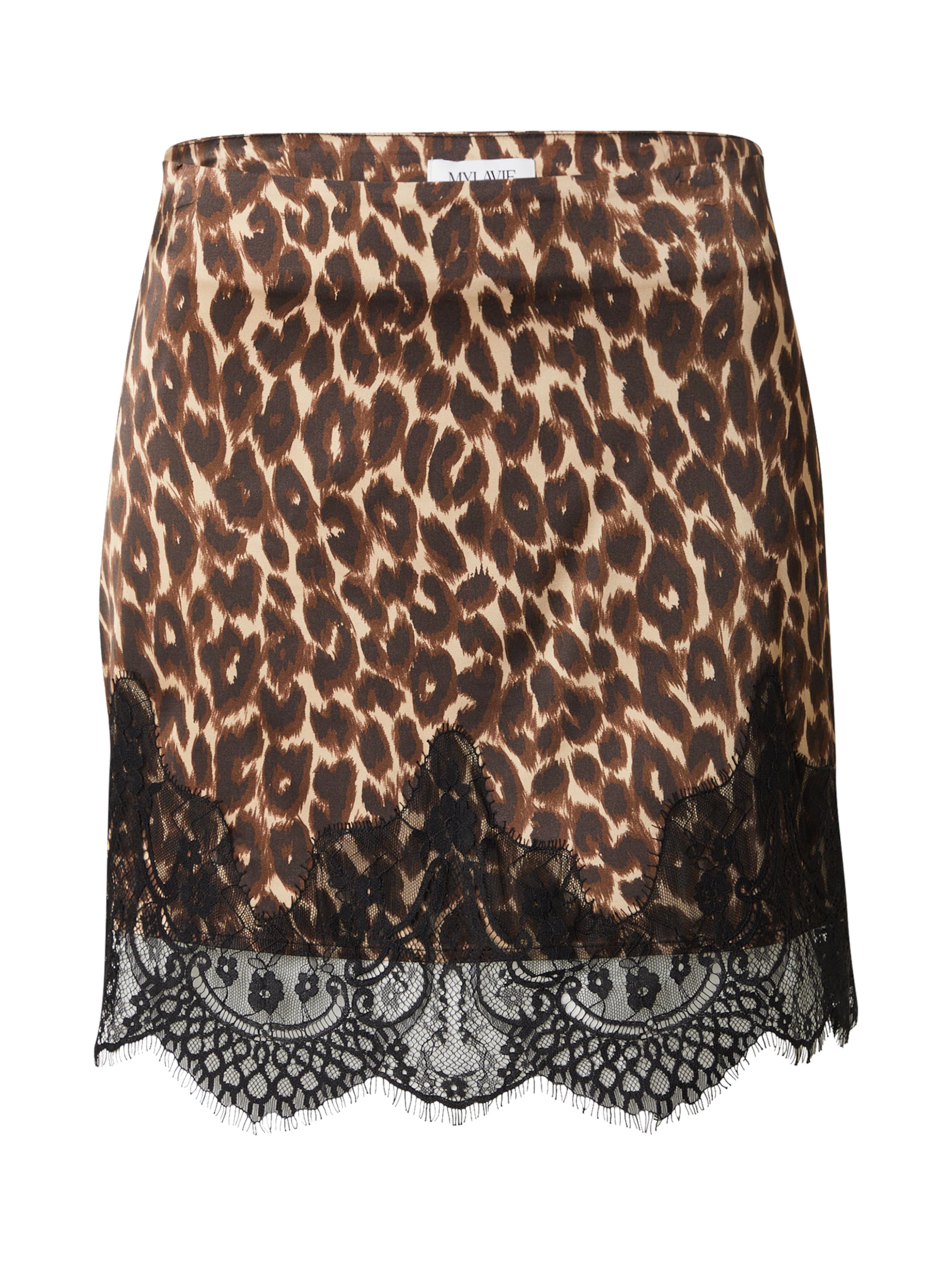 MYLAVIE by Sarah Harrison - Falda en marrón: frente